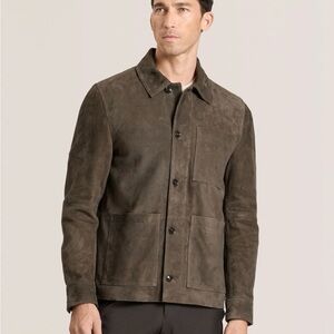 Ted Baker WALLY Suede 3-Pocket Button Front Jacket